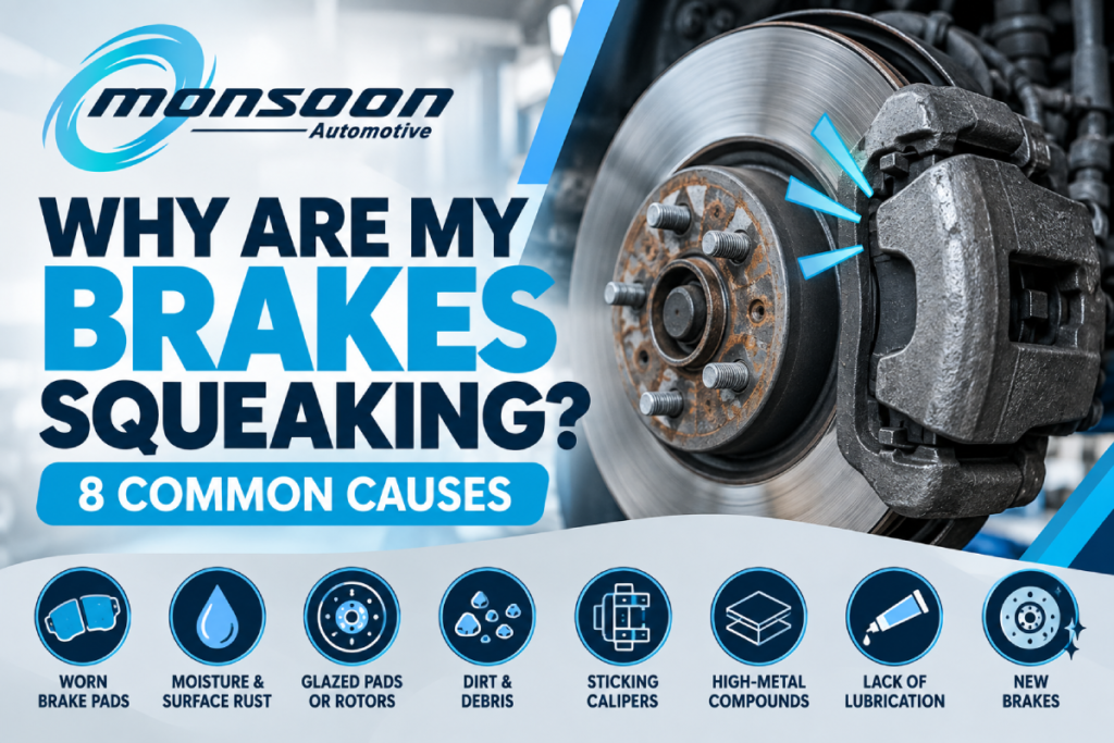 Why Are My Brakes Squeaking? 8 Common Causes